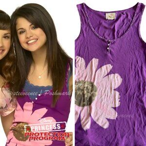 2000s Flower Henley Tank ASO Princess Protection Program / WoWP